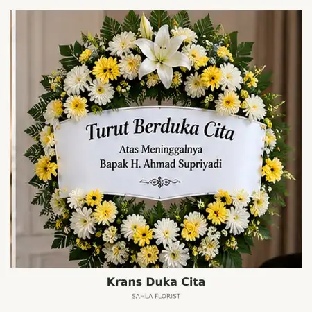 Krans Bunga Duka Denpasar Utara